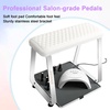 image:imageJODSONE Pedicure Foot Rest for Nails Tech with Soft CushionPedicure StoolNail StandDetachable Stainless Manicure Foot Rest for Home and Salon Use Pedicure Station