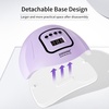 image:imageJODSONE Pink U V Nail Lamp for Gel Nail Polish Manicure Light with 4 Timers amp Automatic Sensor Nail Dryer Curing LED LightM5MPurple