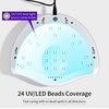 image:imageJODSONE Pink U V Nail Lamp for Gel Nail Polish Manicure Light with 4 Timers amp Automatic Sensor Nail Dryer Curing LED LightM5MPurple