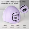 image:imageJODSONE Pink U V Nail Lamp for Gel Nail Polish Manicure Light with 4 Timers amp Automatic Sensor Nail Dryer Curing LED LightM5MPurple