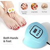 image:imageJODSONE Pink U V Nail Lamp for Gel Nail Polish Manicure Light with 4 Timers amp Automatic Sensor Nail Dryer Curing LED LightM5mblue