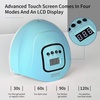 image:imageJODSONE Pink U V Nail Lamp for Gel Nail Polish Manicure Light with 4 Timers amp Automatic Sensor Nail Dryer Curing LED LightM5mblue