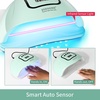 image:imageJODSONE Pink U V Nail Lamp for Gel Nail Polish Manicure Light with 4 Timers amp Automatic Sensor Nail Dryer Curing LED LightM5mlight Green