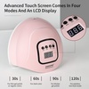 image:imageJODSONE Pink U V Nail Lamp for Gel Nail Polish Manicure Light with 4 Timers amp Automatic Sensor Nail Dryer Curing LED LightM5mpink