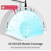 image:imageJODSONE Pink U V Nail Lamp for Gel Nail Polish Manicure Light with 4 Timers amp Automatic Sensor Nail Dryer Curing LED LightM5mpink