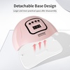 image:imageJODSONE Pink U V Nail Lamp for Gel Nail Polish Manicure Light with 4 Timers amp Automatic Sensor Nail Dryer Curing LED LightM5mpink
