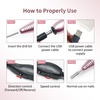 image:imageJODSONE Professional Electric Nail Drill 20000RPM Low Noise Work efficiently with 6 Replacement Drills for Salon and Home UseRose Gold