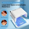 image:imageJODSONE Professional Nail Curing Lamp High Power U V LED Gel Nail Lamp with Arm Rest Magnetic Detachable Tray 4 Timer Modes LCD Display Infrared Sensor