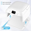 image:imageJODSONE U V LED Nail Lamp with Hand Pillow Large Space for Salon Portable Handle Front and Rear Dual Display Professional Nail Lamp Fast Drying Gel Nail Polish