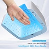 image:imageJODSONE U V LED Nail Lamp with Hand Pillow Large Space for Salon Portable Handle Front and Rear Dual Display Professional Nail Lamp Fast Drying Gel Nail Polish