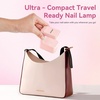 image:imageJODSONE U V Mini Nail Lamp Rechargeable with Timer Cordless Portable LED Light for Fast Curing Gel PolishPink