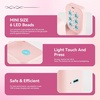 image:imageJODSONE U V Mini Nail Lamp Rechargeable with Timer Cordless Portable LED Light for Fast Curing Gel PolishPink