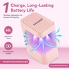 image:imageJODSONE U V Mini Nail Lamp Rechargeable with Timer Cordless Portable LED Light for Fast Curing Gel PolishPink