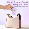 image:imageJODSONE U V Mini Nail Lamp Rechargeable with Timer Cordless Portable LED Light for Fast Curing Gel PolishQ6purple