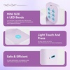 image:imageJODSONE U V Mini Nail Lamp Rechargeable with Timer Cordless Portable LED Light for Fast Curing Gel PolishQ6purple