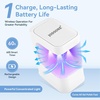 image:imageJODSONE U V Mini Nail Lamp Rechargeable with Timer Cordless Portable LED Light for Fast Curing Gel PolishQ6white
