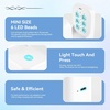 image:imageJODSONE U V Mini Nail Lamp Rechargeable with Timer Cordless Portable LED Light for Fast Curing Gel PolishQ6white