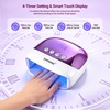 image:imageJODSONE U V Mini Nail Lamp Rechargeable with Timer Cordless Portable LED Light for Fast Curing Gel PolishZ18