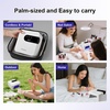 image:imageJODSONE U V Nail Lamp Rechargeable Portable with 3 Timers and LCD Display Screen for Cordless Nail Dryer Gel PinkWhite