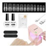Lamp Clear Nail Tips-Square-1