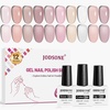image:imageJODSONE Gel Nail Set 203 Colors High Shine Gorgeous Gel Polish Base Top Matte Coat Nice Gifts Show Charm10ColorJelly01
