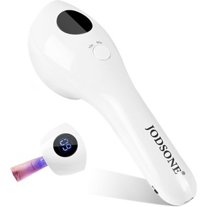 image:imageJODSONE Cordless Mini U V Portable Handheld Nail Lamp Rechargeable Model with LED Display Fast Drying for Home TravelingLampwhite Sq613