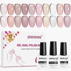 image:imageJODSONE Gel Nail Set 203 Colors High Shine Gorgeous Gel Polish Base Top Matte Coat Nice Gifts Show Charm10ColorJelly01