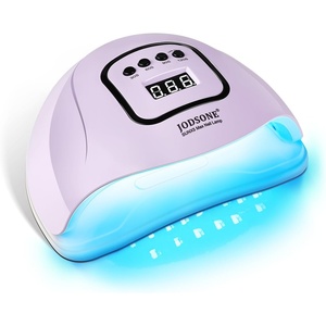 image:imageJODSONE Pink U V Nail Lamp for Gel Nail Polish Manicure Light with 4 Timers amp Automatic Sensor Nail Dryer Curing LED LightM5MPurple