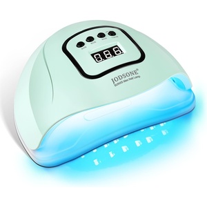 image:imageJODSONE Pink U V Nail Lamp for Gel Nail Polish Manicure Light with 4 Timers amp Automatic Sensor Nail Dryer Curing LED LightM5mlight Green