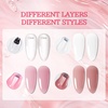 image:imageJODSONE 4 Bottles of 10ml Capacity Builder Gel Nail Set and 10ml Base Coat Top Coat