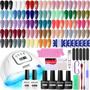 image:imageJODSONE Gel Nail Polish Kit with U V Light 32 Colors with Top Coat Base Coat