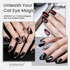 image:imageJODSONE 3in1 Cat Eye Magnet Nail Art ToolPurple Cylindrical amp Round Ball Nail Magnet Pens MultiEffect Magnets for Cat Eye Gel Polish DIY at Home SalonBlack