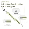 image:imageJODSONE 3in1 Cat Eye Magnet Nail Art ToolPurple Cylindrical amp Round Ball Nail Magnet Pens MultiEffect Magnets for Cat Eye Gel Polish DIY at Home SalonGreen