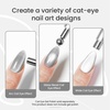 image:imageJODSONE 3in1 Cat Eye Magnet Nail Art ToolSilver Cylindrical amp Round Ball Nail Magnet Pens MultiEffect Magnets for Cat Eye Gel Polish DIY at Home Salon