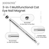 image:imageJODSONE 3in1 Cat Eye Magnet Nail Art ToolSilver Cylindrical amp Round Ball Nail Magnet Pens MultiEffect Magnets for Cat Eye Gel Polish DIY at Home Salon