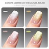 image:imageJODSONE Gold Glassy Cat Eye Gel Nail Polish 165mlHolographic Magnetic Cat Eye Gel Polish with MagnetReflective Translucent Need U V Curing Salon Gift for Girl amp WomenCAT0510ML4ColorsCAT1114