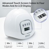 image:imageJODSONE U V LED Nail Lamp Blue Gel Polish Nail Dryer with Smart Auto Sensor 4 Timing Modes Fast Curing Suitable for Home and SalonM001