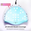 image:imageJODSONE U V LED Nail Lamp Blue Gel Polish Nail Dryer with Smart Auto Sensor 4 Timing Modes Fast Curing Suitable for Home and SalonM002