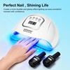 image:imageJODSONE U V LED Nail Lamp Blue Gel Polish Nail Dryer with Smart Auto Sensor 4 Timing Modes Fast Curing Suitable for Home and SalonM003