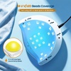 image:imageJODSONE U V LED Nail Lamp Blue Gel Polish Nail Dryer with Smart Auto Sensor 4 Timing Modes Fast Curing Suitable for Home and SalonM011