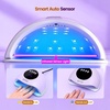 image:imageJODSONE U V LED Nail Lamp Blue Gel Polish Nail Dryer with Smart Auto Sensor 4 Timing Modes Fast Curing Suitable for Home and SalonM5m12