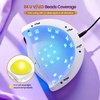 image:imageJODSONE U V LED Nail Lamp Blue Gel Polish Nail Dryer with Smart Auto Sensor 4 Timing Modes Fast Curing Suitable for Home and SalonM5m12
