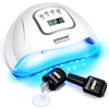 image:imageJODSONE U V LED Nail Lamp Blue Gel Polish Nail Dryer with Smart Auto Sensor 4 Timing Modes Fast Curing Suitable for Home and SalonM003