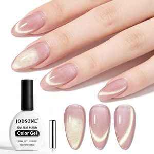 image:imageJODSONE Gold Glassy Cat Eye Gel Nail Polish 165mlHolographic Magnetic Cat Eye Gel Polish with MagnetReflective Translucent Need U V Curing Salon Gift for Girl amp WomenCAT05165MLCAT06