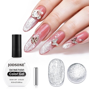 image:imageJODSONE Gold Glassy Cat Eye Gel Nail Polish 165mlHolographic Magnetic Cat Eye Gel Polish with MagnetReflective Translucent Need U V Curing Salon Gift for Girl amp WomenCAT05165MLCAT11