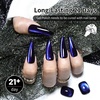 image:imageJODSONE Cat Eye Gel Nail Polish 10 Colors Blue Green Red with Base Coat Top Coat Magnet Stick Glazed Amber Cat Eye Gel for Home DIY10ColorCE16