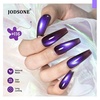 image:imageJODSONE Cat Eye Gel Nail Polish 10 Colors Blue Green Red with Base Coat Top Coat Magnet Stick Glazed Amber Cat Eye Gel for Home DIY10ColorCE8