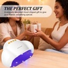 image:imageJODSONE Gel U V LED Nail Lamp 120W U V Light for Gel Nails with 45 PCS LED Beads Nail Light with Automatic Sensor Suitable for Home and SalonA002