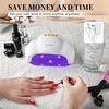 image:imageJODSONE Gel U V LED Nail Lamp 120W U V Light for Gel Nails with 45 PCS LED Beads Nail Light with Automatic Sensor Suitable for Home and SalonA002