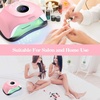 image:imageJODSONE Gel U V LED Nail Lamp 120W U V Light for Gel Nails with 45 PCS LED Beads Nail Light with Automatic Sensor Suitable for Home and SalonA003
